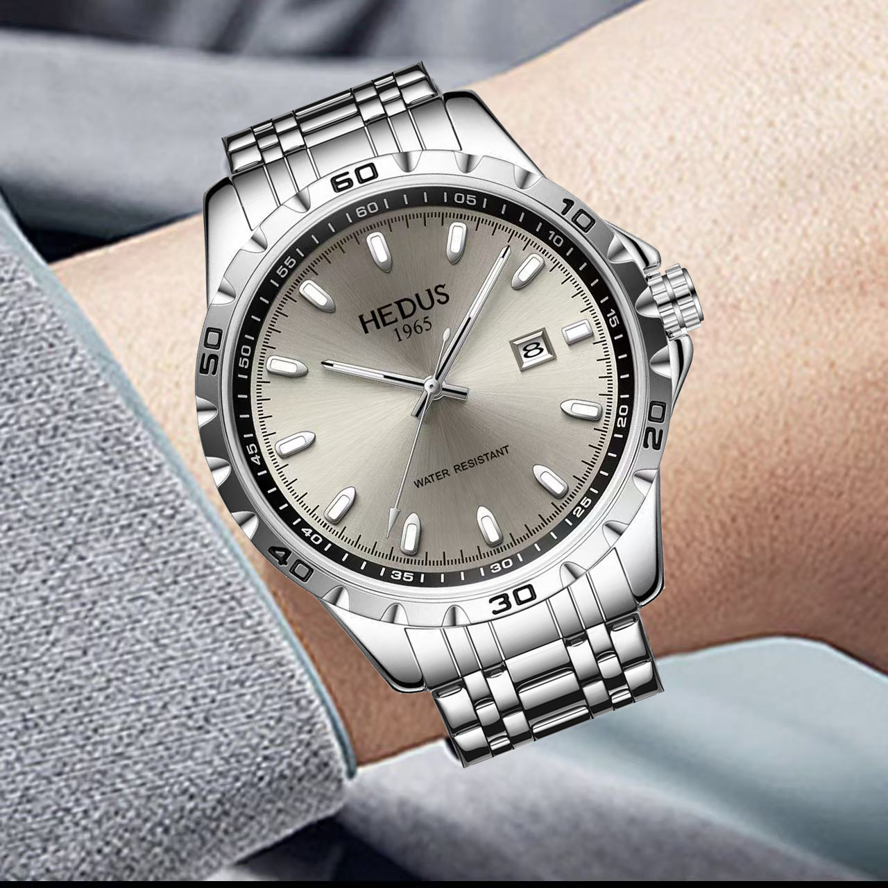 【云仓直发】亨达时新款 探月者系列 百搭个性防水男款腕表