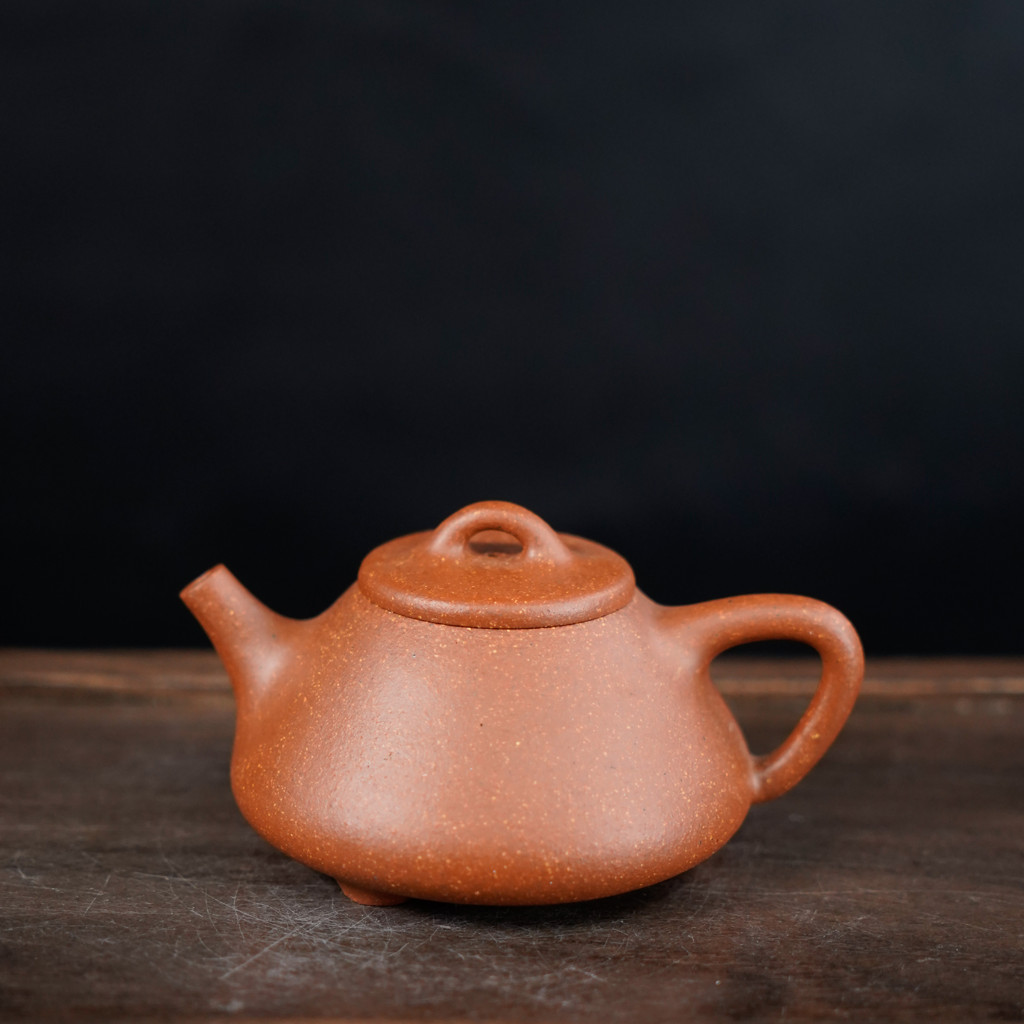 GSZS-7377   宜兴手工紫砂  民间艺人  石瓢