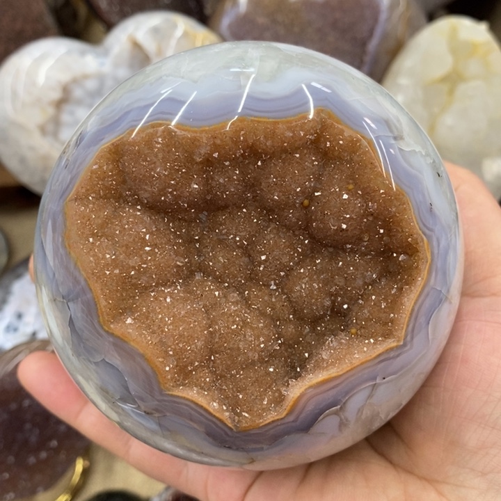 紫晶珠宝半成品未镶嵌