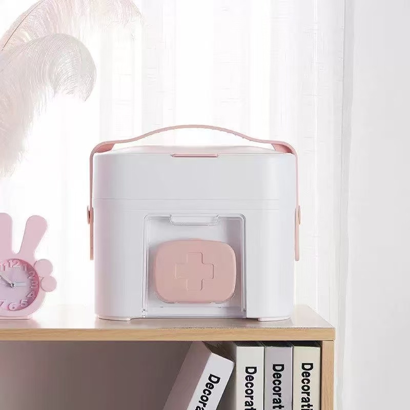 双提手大号收纳盒医疗箱