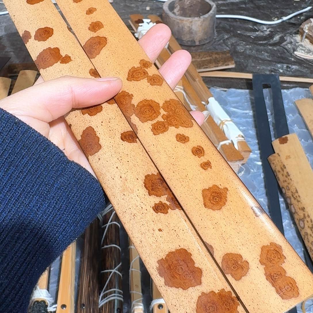 扇子仧****…圆头1尺2.5乌木小骨折扇