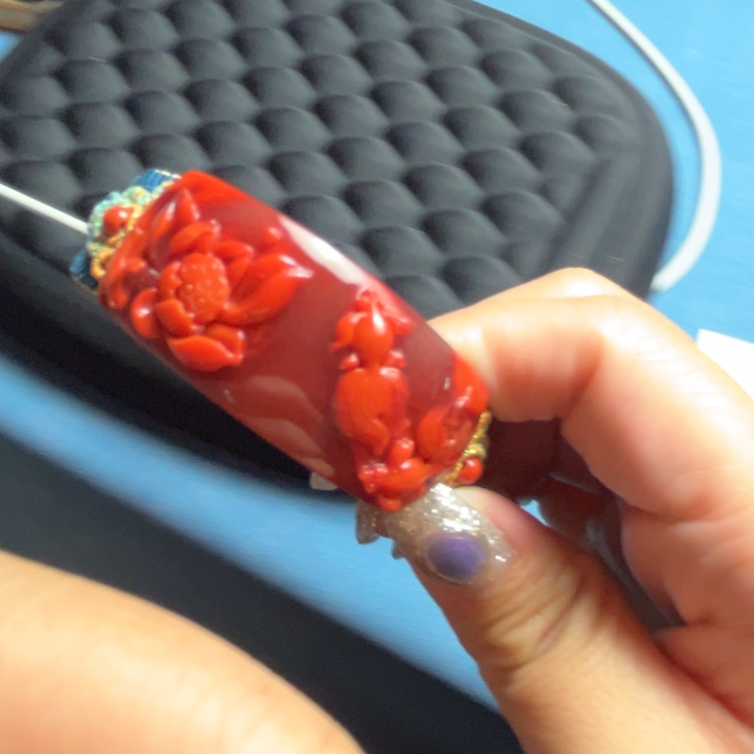 大***树南红玛瑙未镶嵌颈饰