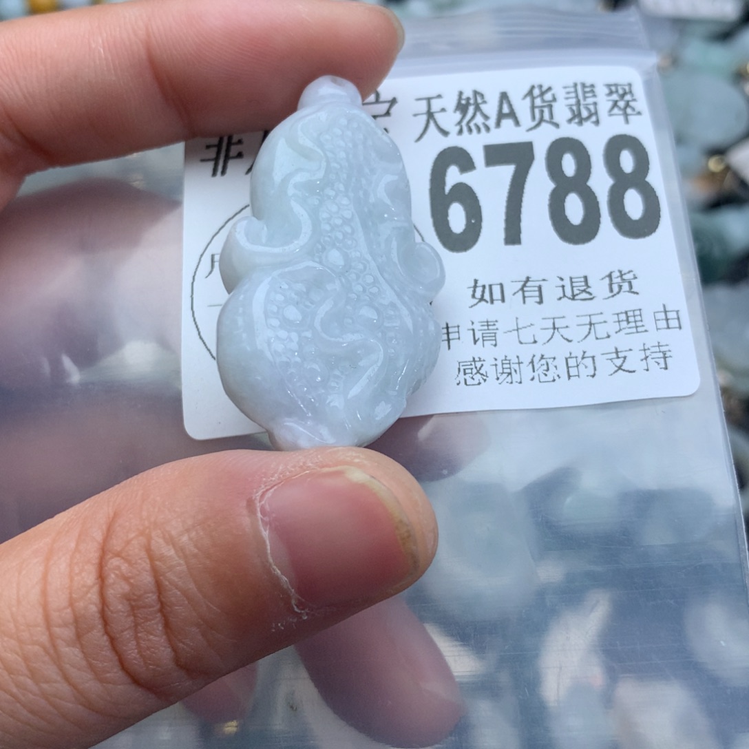 翡翠颈饰未镶嵌6788。