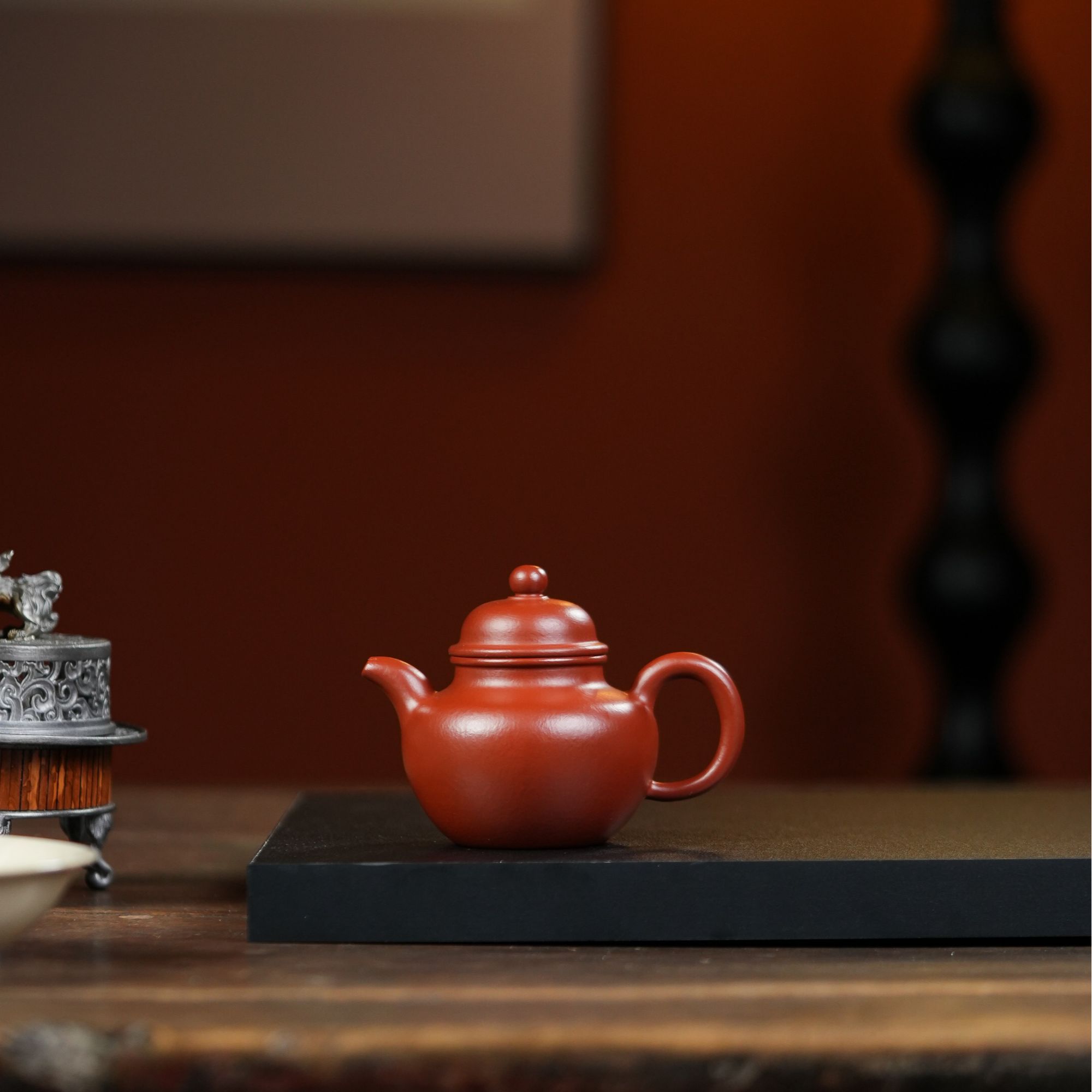 范家壶庄《掇球》朱泥160cc好礼系列手工紫砂壶