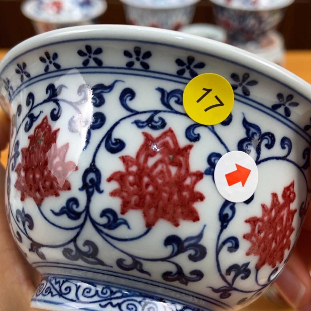 手绘现代茶具非古董