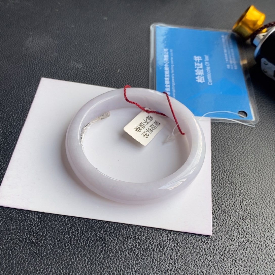 翡翠未镶嵌手镯5号55/56正圈