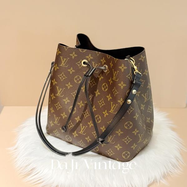 大吉中古/LV老花noe黑水桶中号单肩包