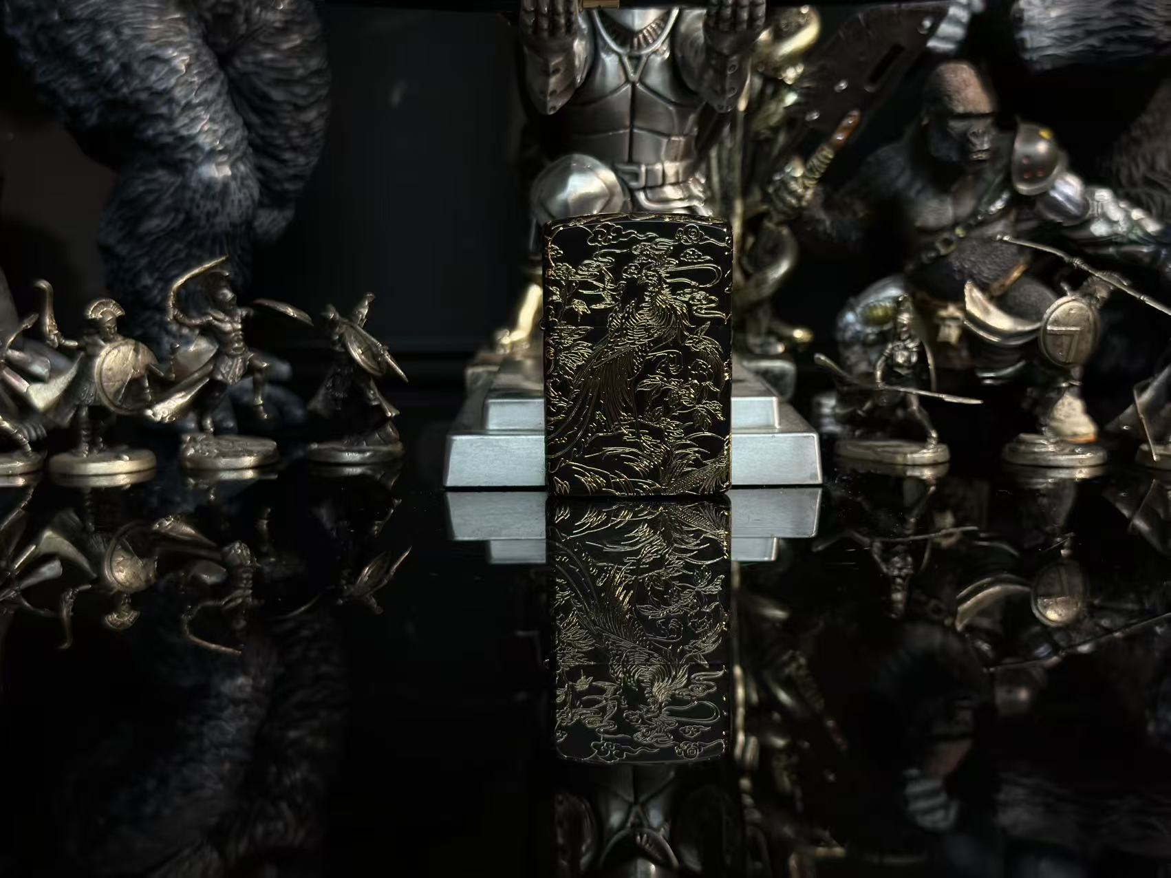 鎏金百鸟朝凤L（无煤-油）  