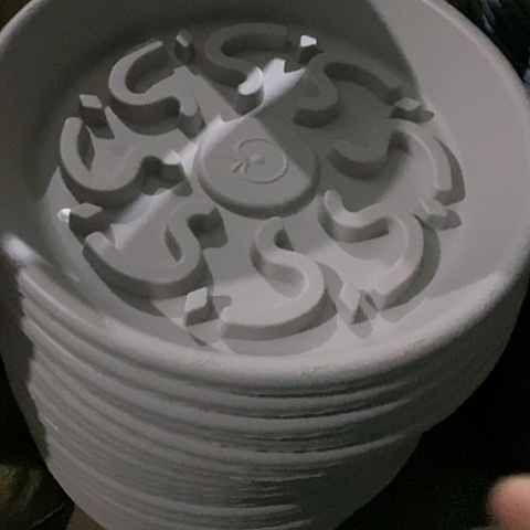 树脂280托盘灰白6个