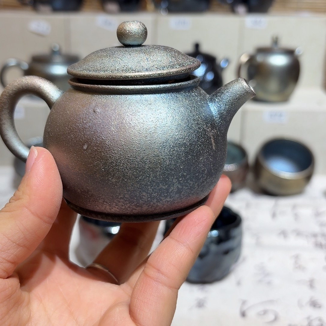 杯建水紫陶紫泥柴烧壶