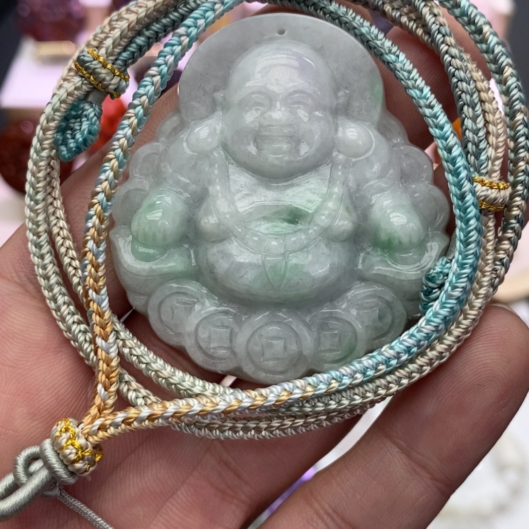 翡翠未镶嵌颈饰吊坠