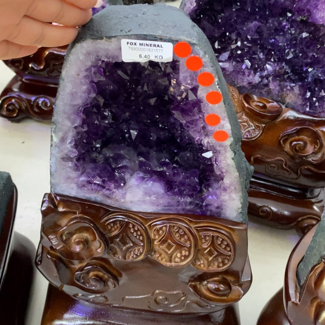 水晶摆件婷未镶嵌