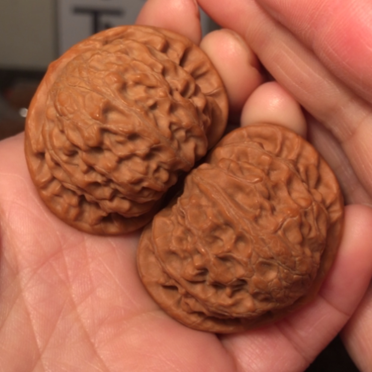 【闪购商品】文玩核桃把件宫灯42