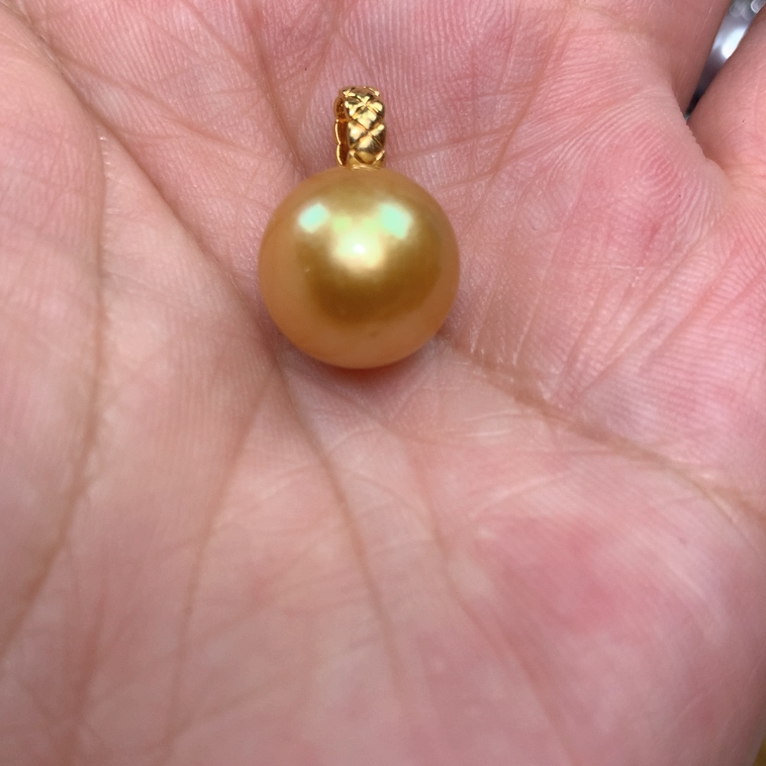 海水珍珠颈饰18K金镶嵌