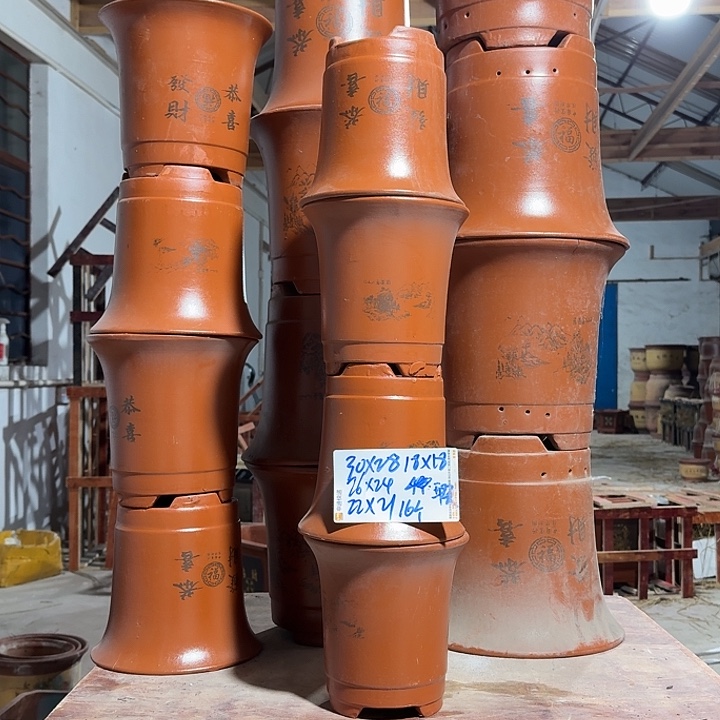 紫砂花盆紫砂花盆