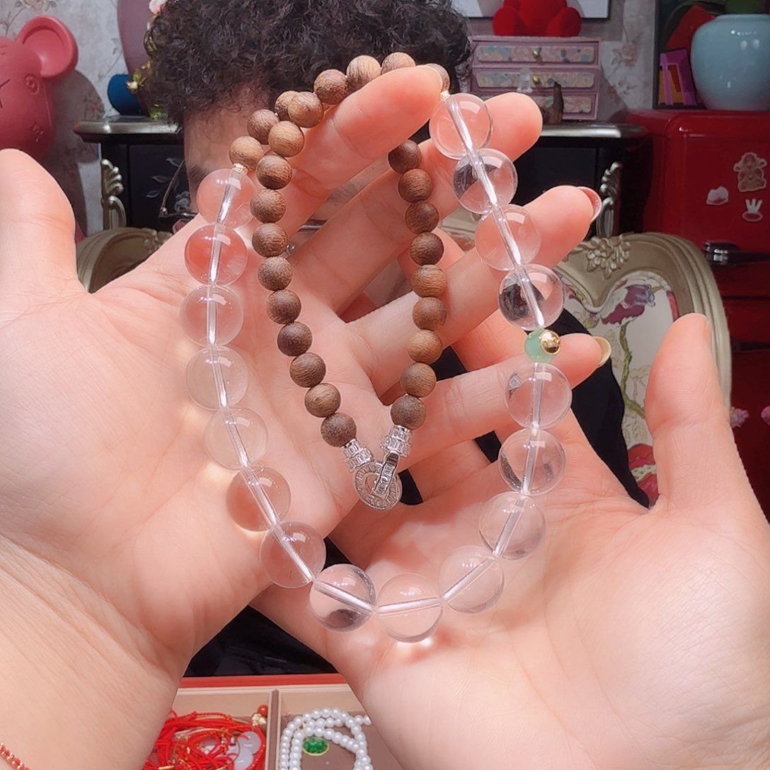 水晶手串未镶嵌项链
