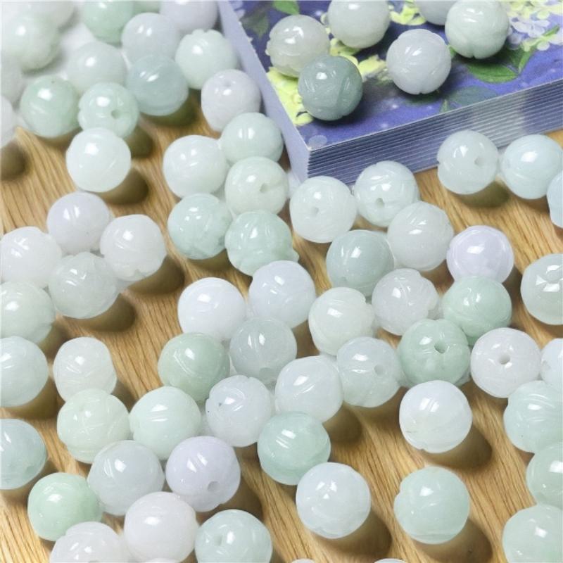 珠子定制款天然莲花珠南瓜珠散珠（多样性发货只发一颗）