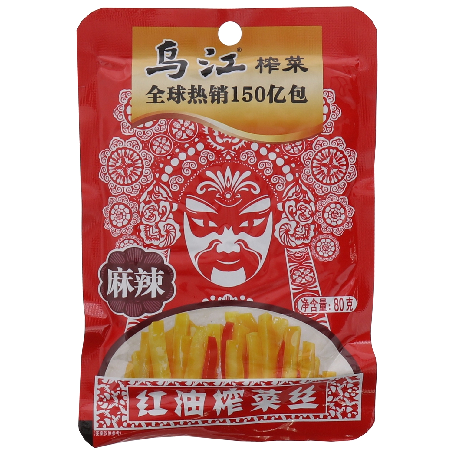 乌江红油榨菜丝麻辣味 80g