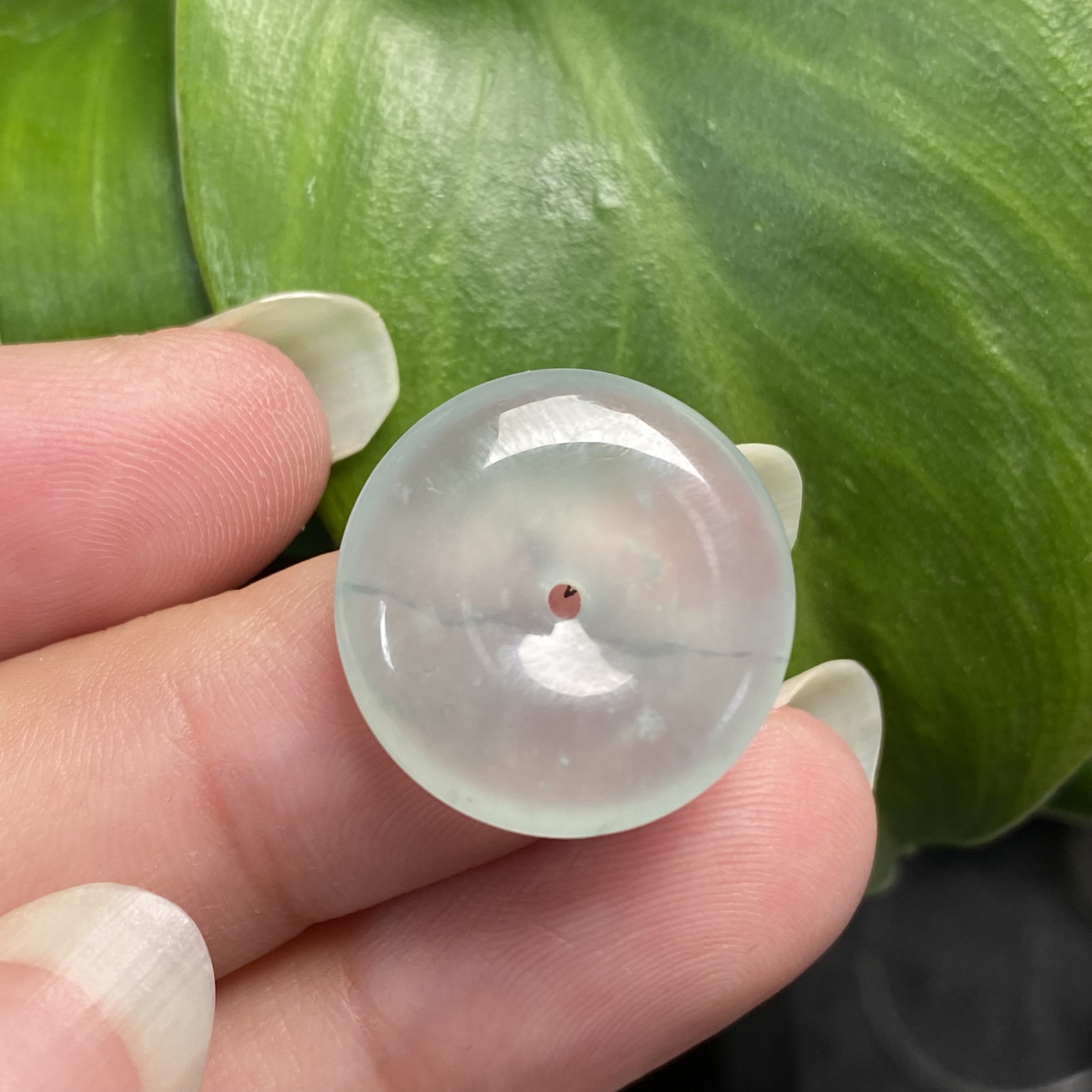 纯天然A货翡翠平安扣