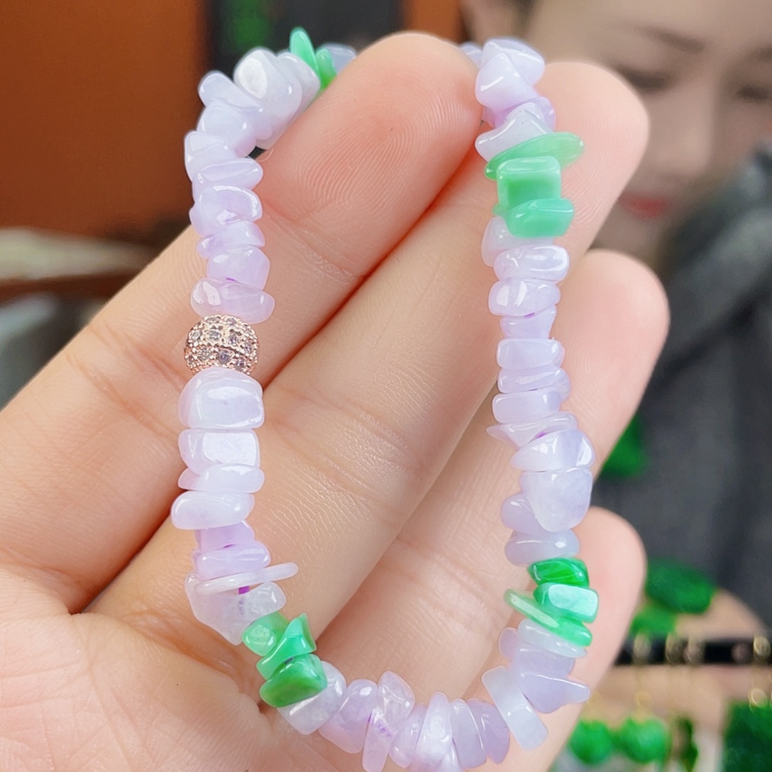 翡翠未镶嵌耳饰饰品