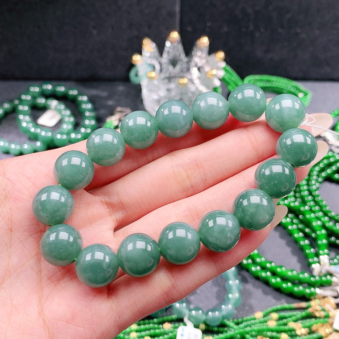 翡翠未镶嵌手链手链