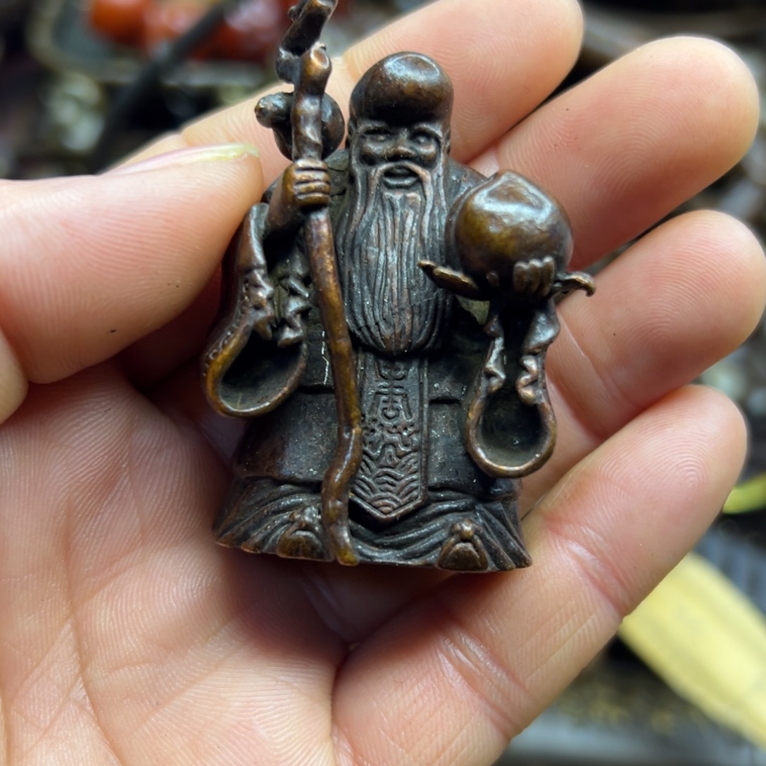 铜摆件欢迎欢迎你