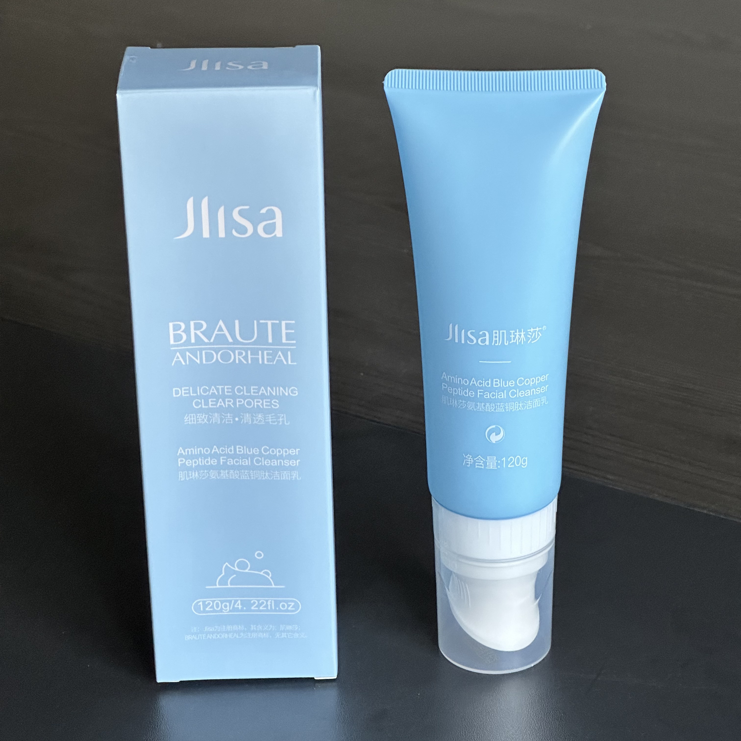 带洁面刷款氨基酸洗面奶小蓝条jls
