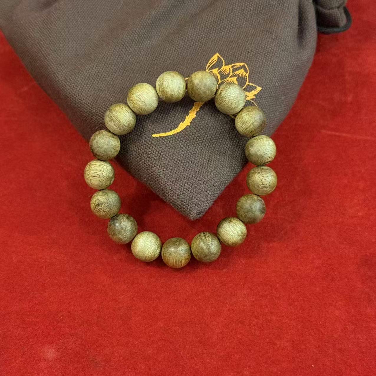 天然野 文莱金丝软油12mm单圈手串 单029 多样性发其一