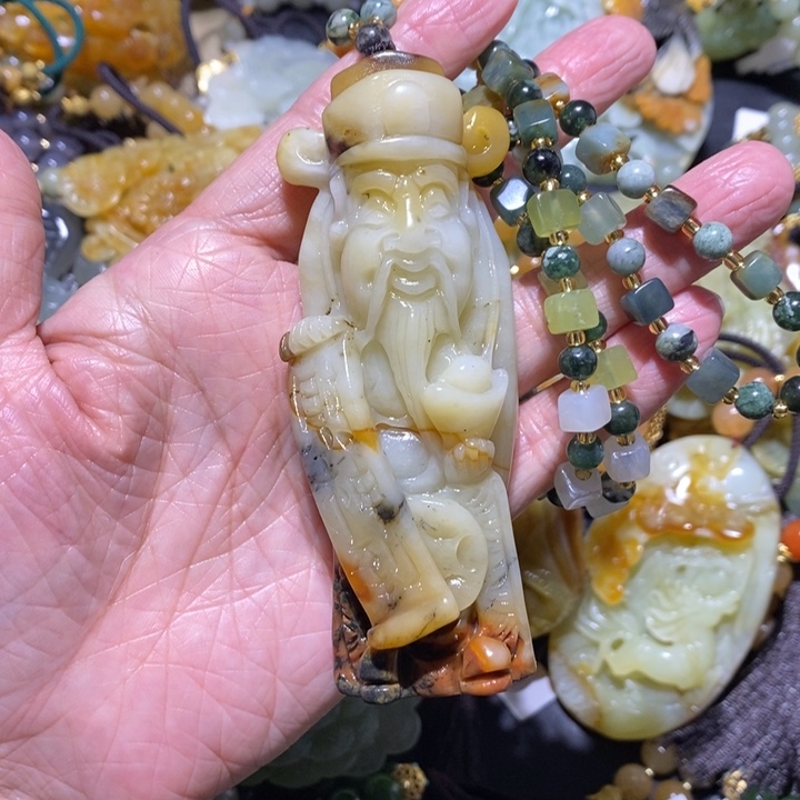 岫玉岫玉吊坠未镶嵌