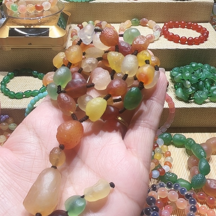 玛瑙/玉髓未镶嵌手链