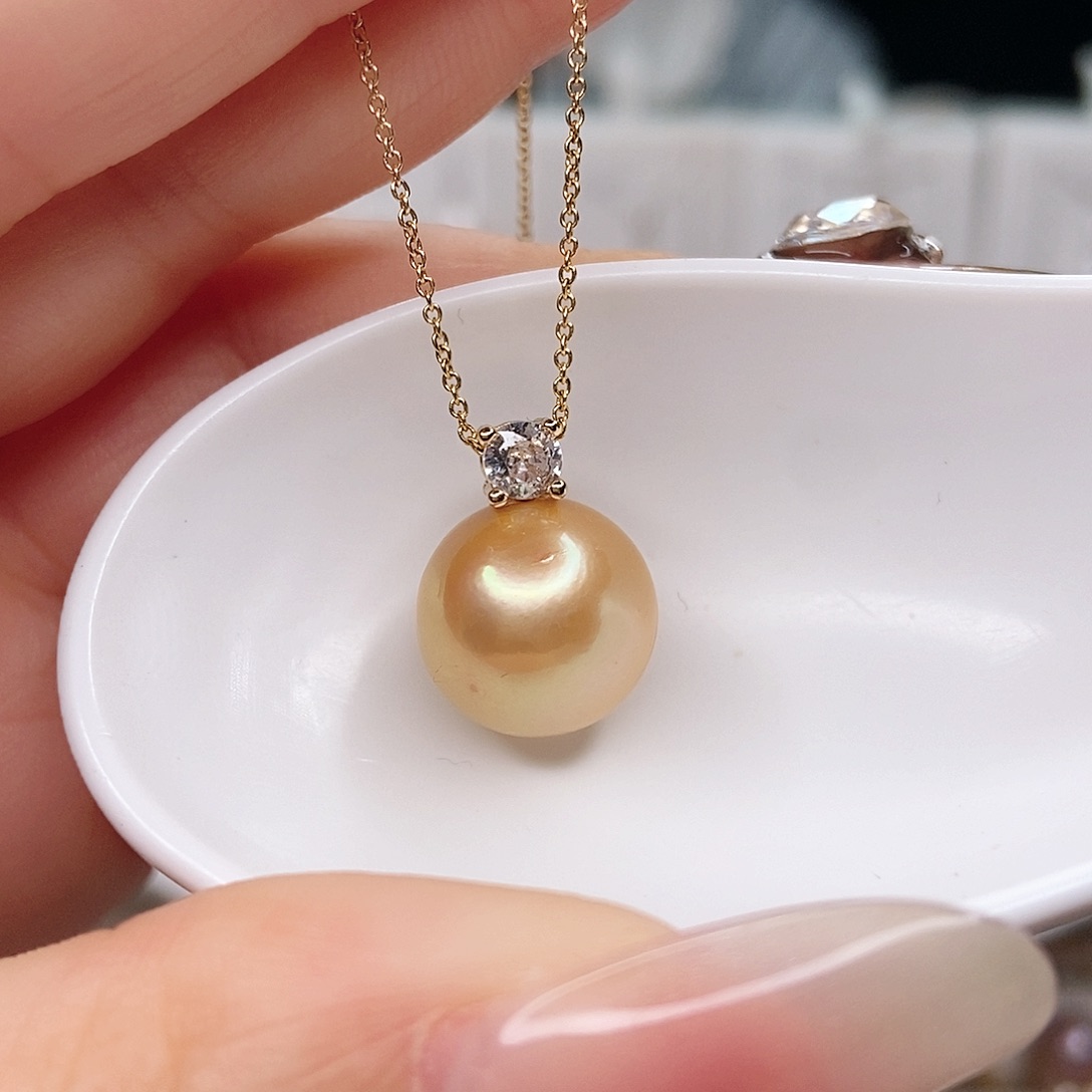 淡水珍珠合金吊坠(赠链)