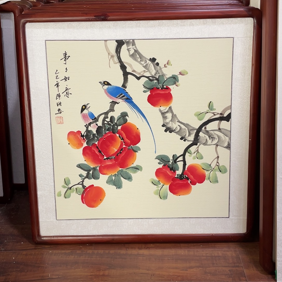 国画带框尺寸63*63厘米