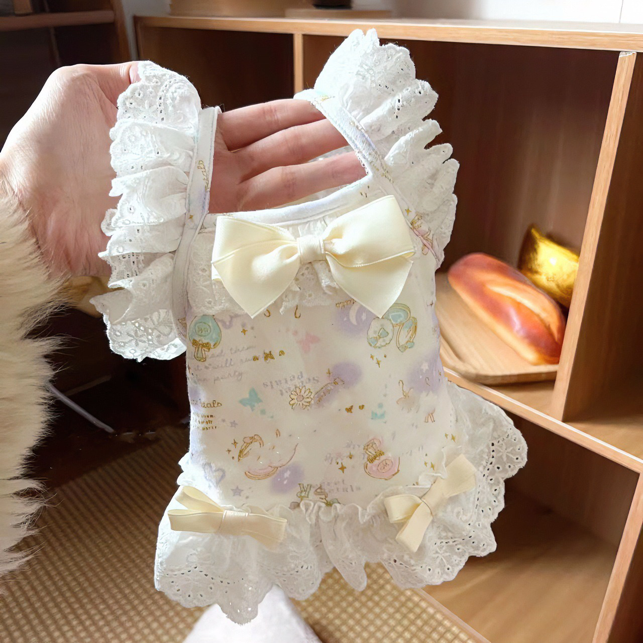 幼犬衣服小奶狗小体犬泰迪比熊家居服吉娃娃专用小猫幼猫吊带裙 