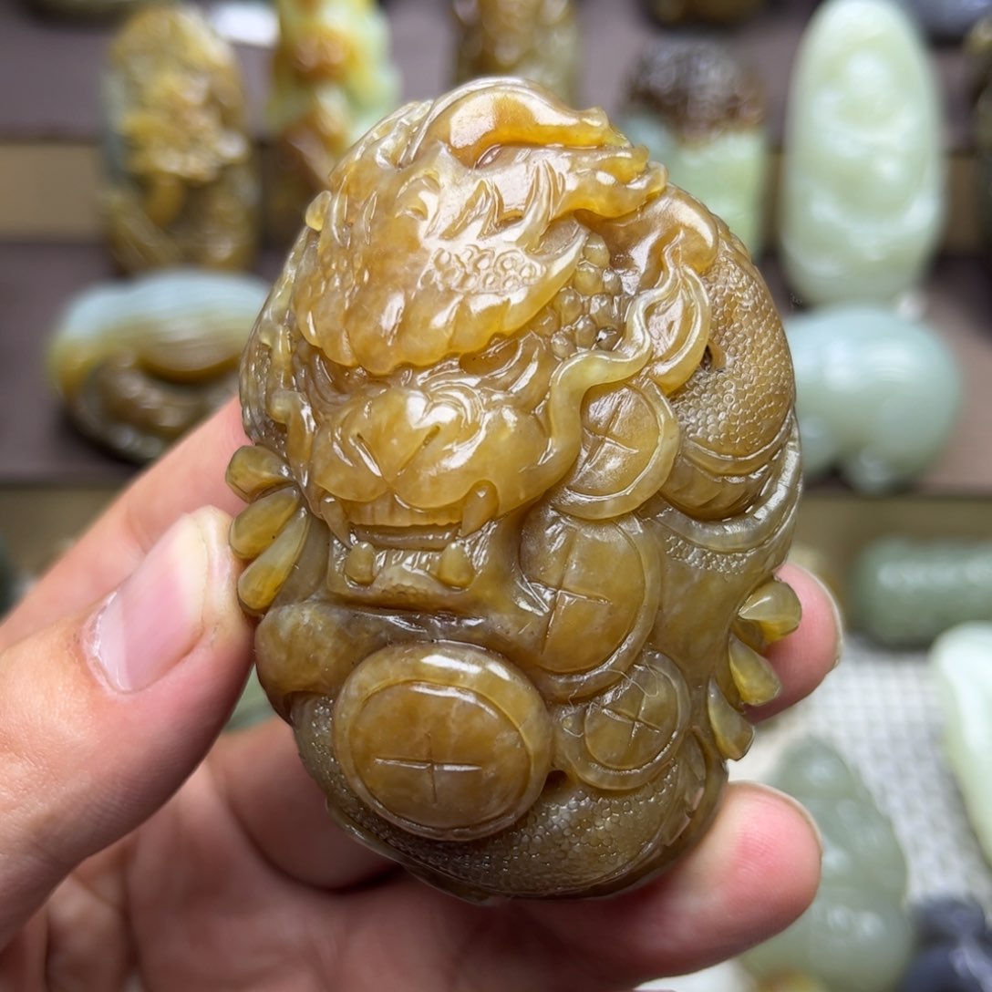 和田玉把件未镶嵌