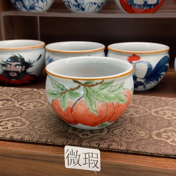 釉下老陶泥手工绘制