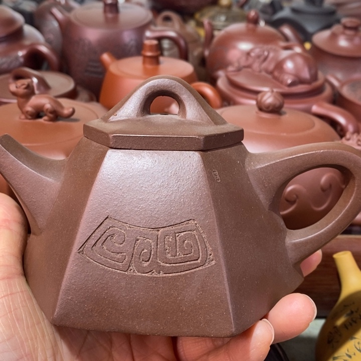 紫砂茶壶老*微瑕处理一把