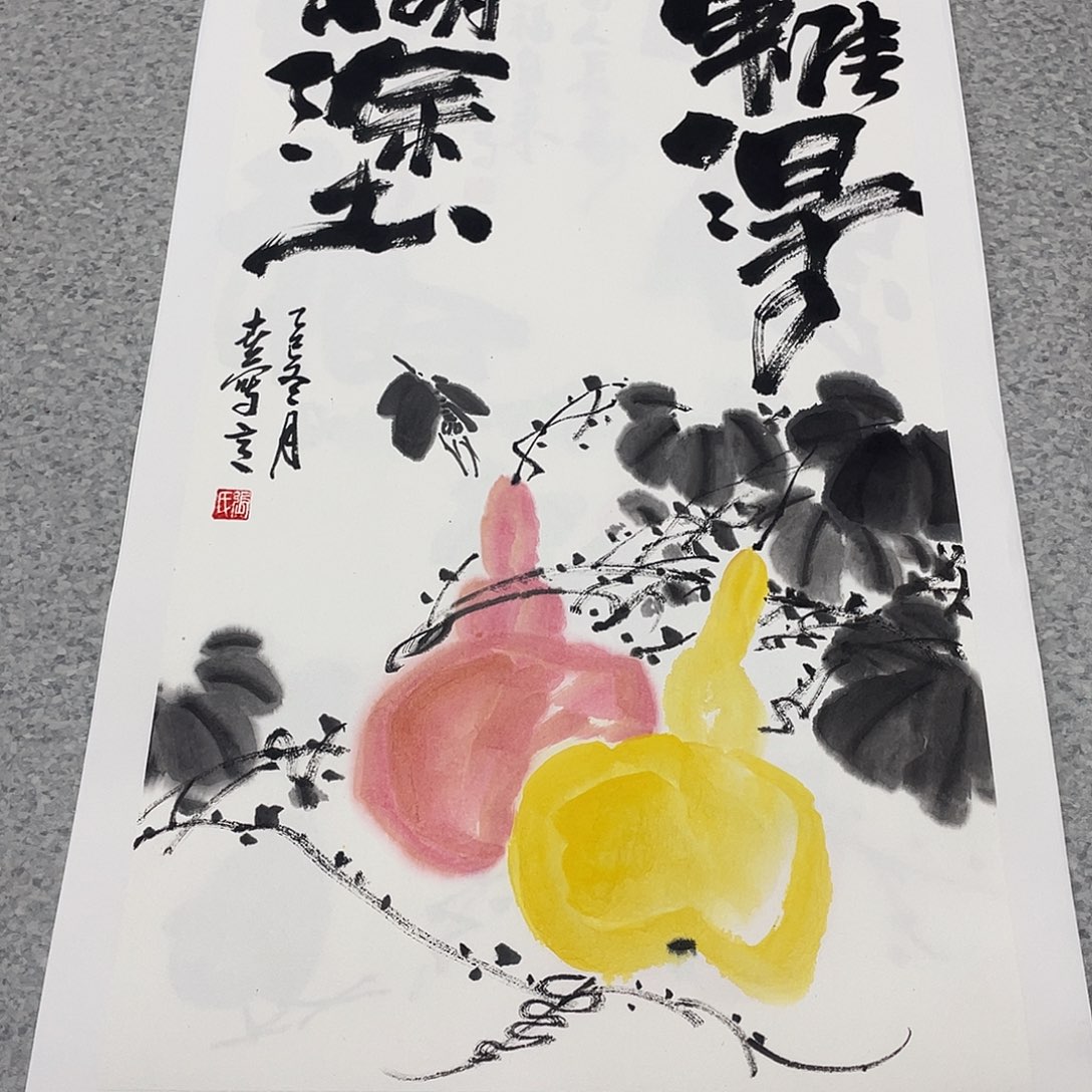 国画2平尺纯手绘花鸟国画作品