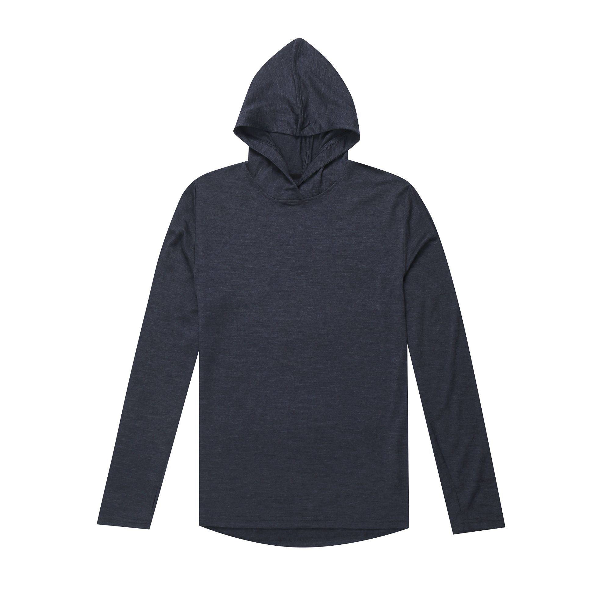 天赋灵感190gm18.5微米百分百美丽诺羊毛帽衫运动户外舒适休闲