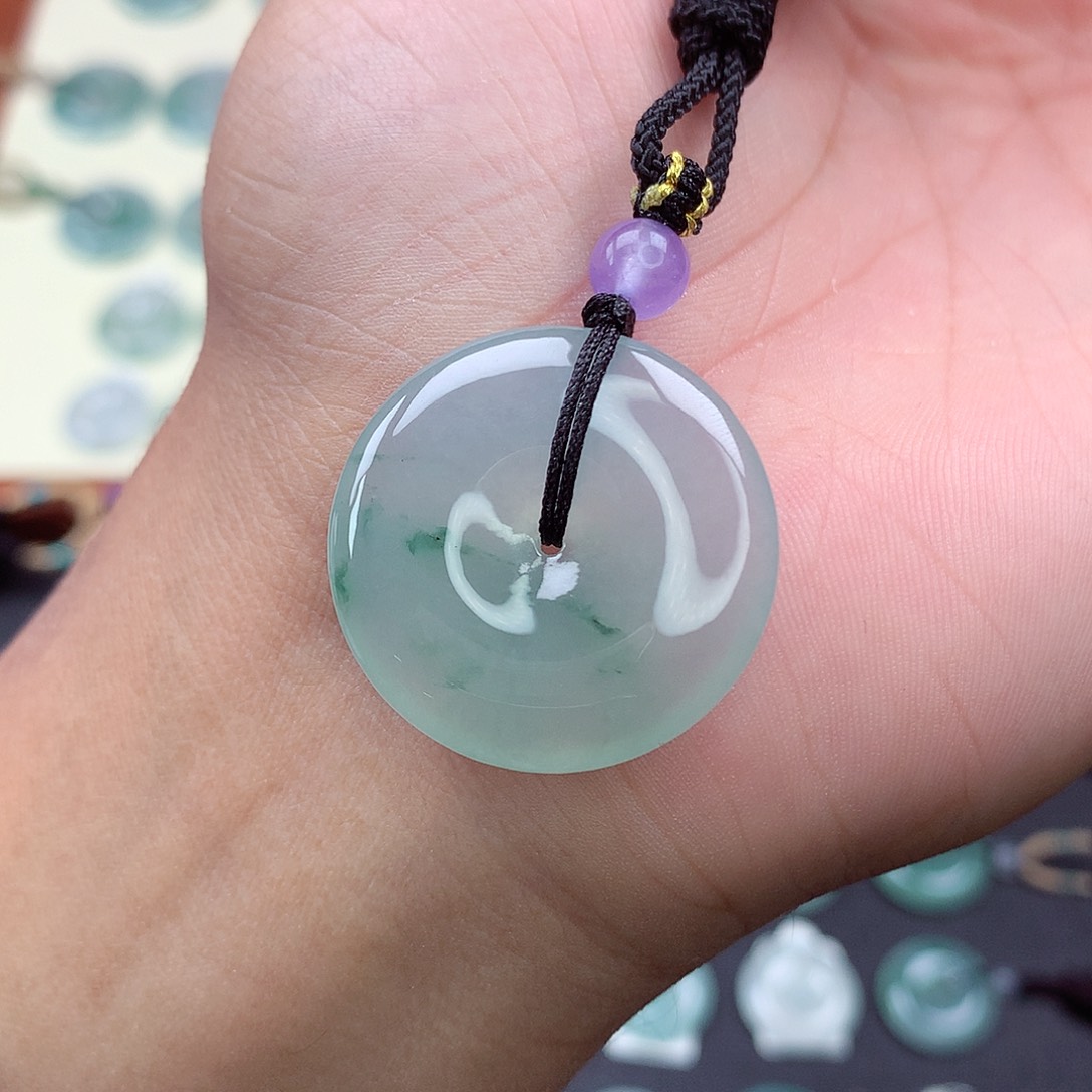 颈饰未镶嵌翡翠23 尺寸28.6-5.7