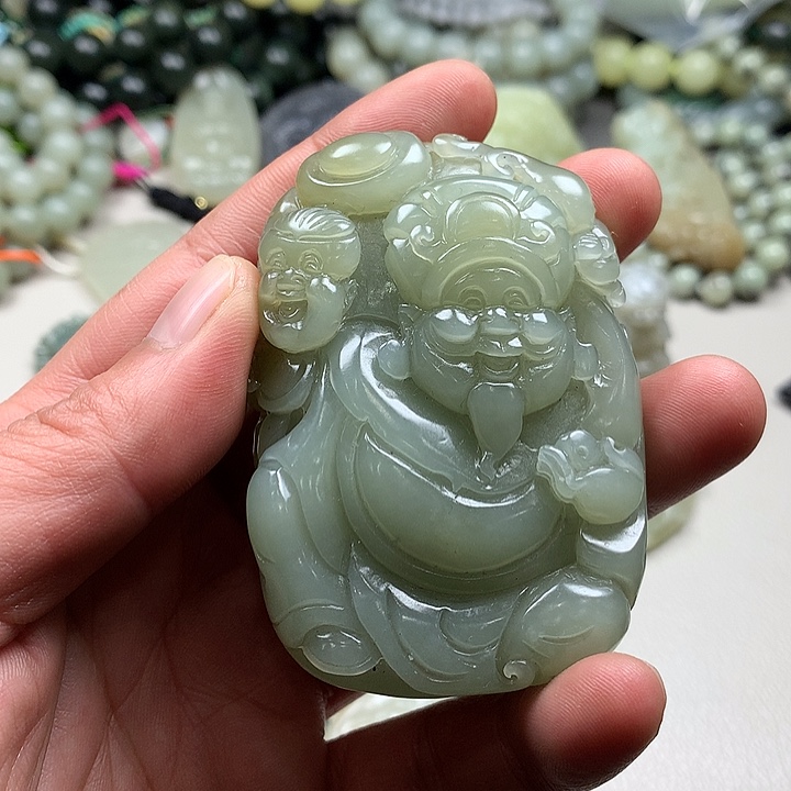 和田玉把件未镶嵌