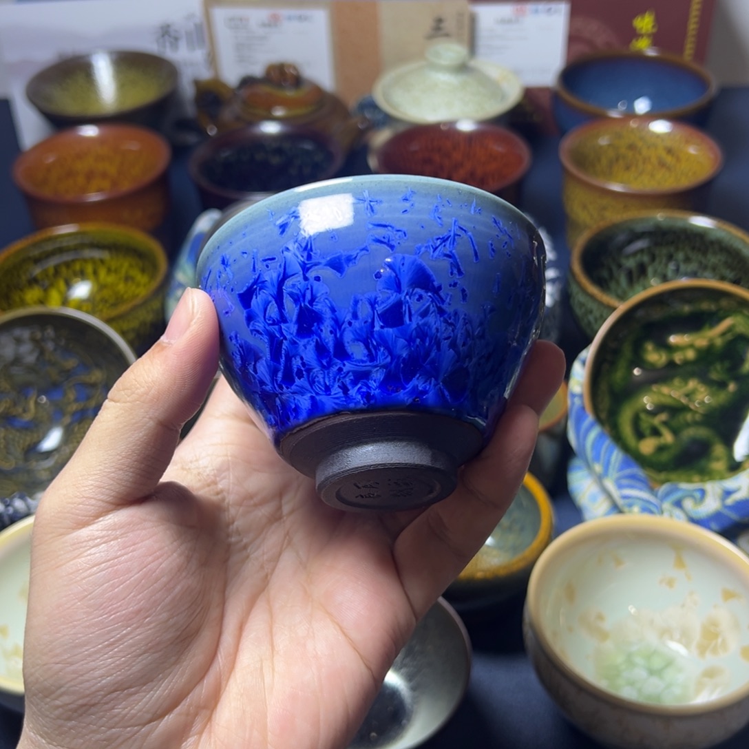 茶盏建阳建盏喝茶主人杯