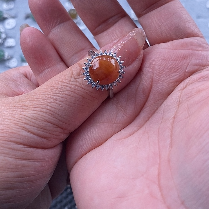 未镶嵌戒指翡翠糯*子缅甸