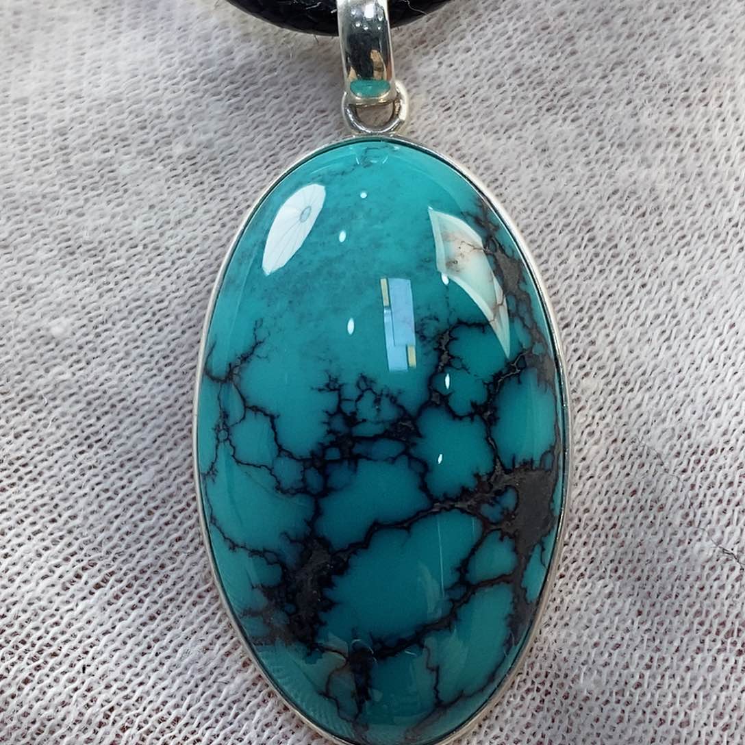 绿松石配饰银S925镶嵌