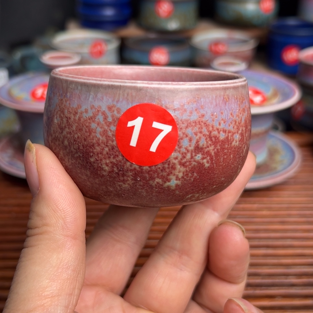 手工制作钧窑茶器