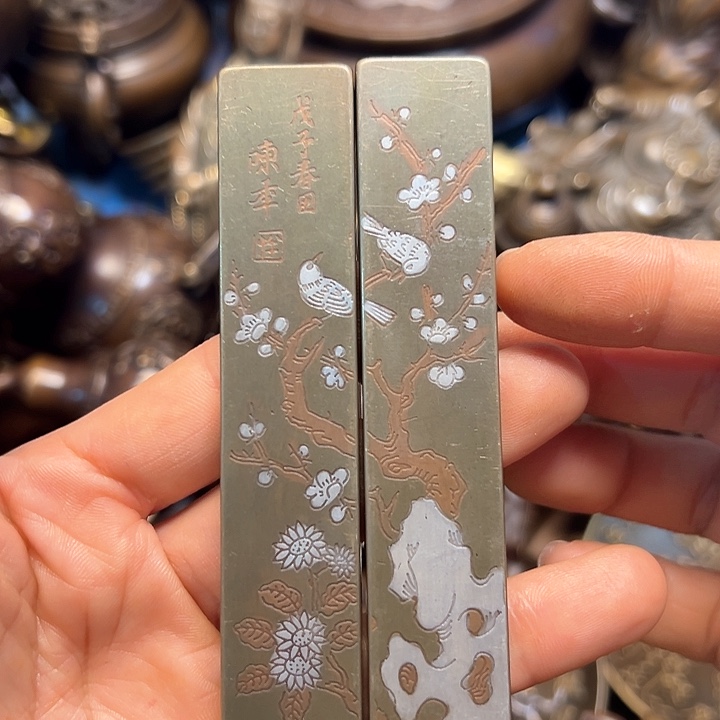 铜器摆件老王直播间