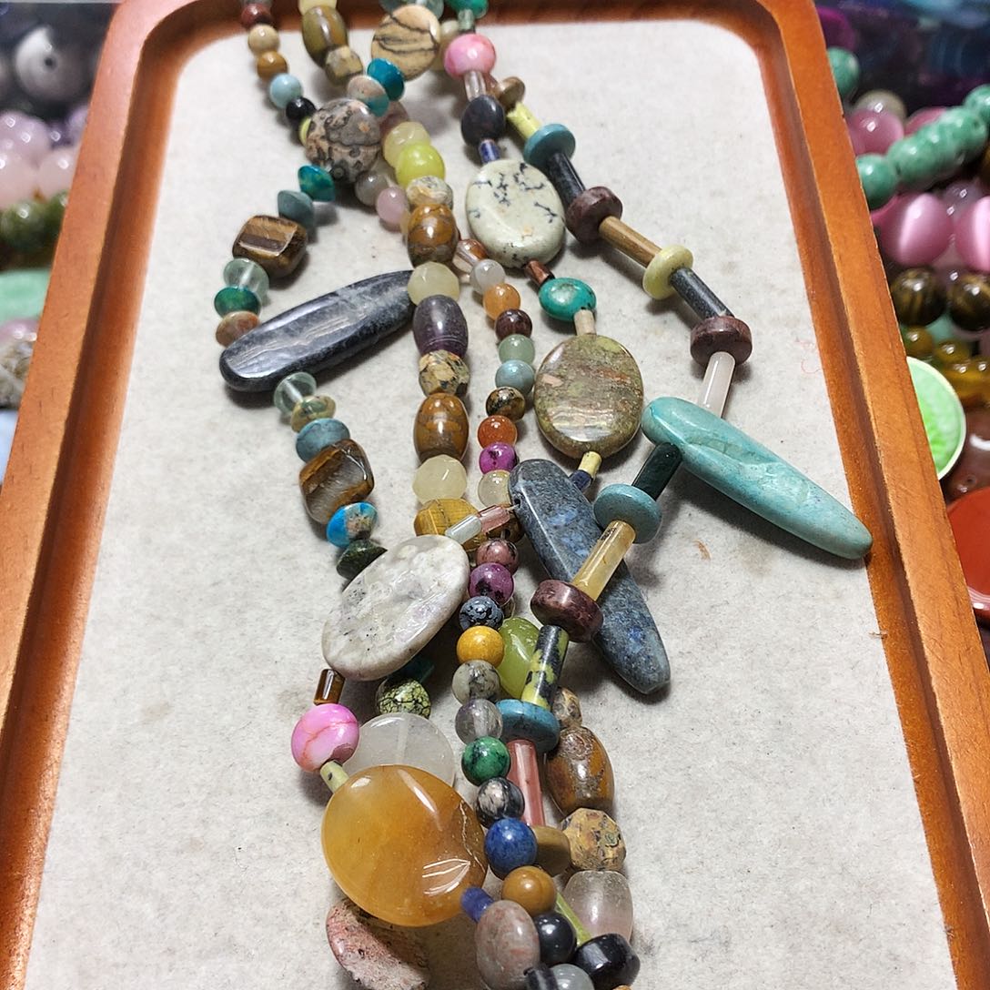 未镶嵌手串玛瑙/玉髓五条散珠