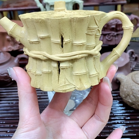 紫砂茶壶?全手工制作