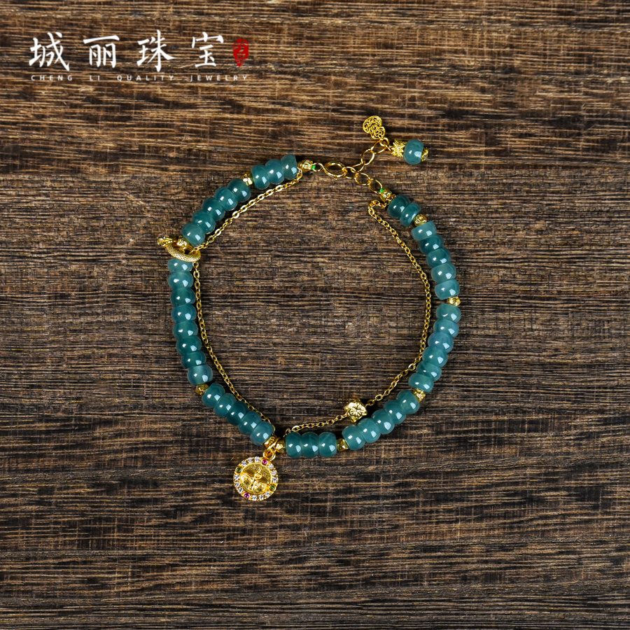 【城丽】丙午通行证翡翠手串/条（多样性发货）ZJH-2058-1