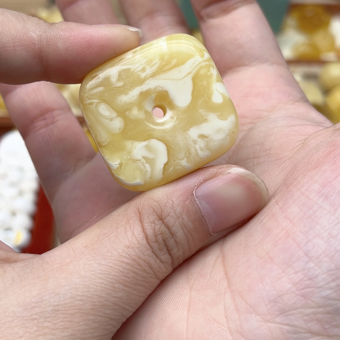裸石蜜蜡未镶嵌天然