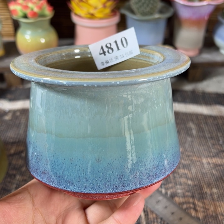 口8高8 手工花盆满30包邮